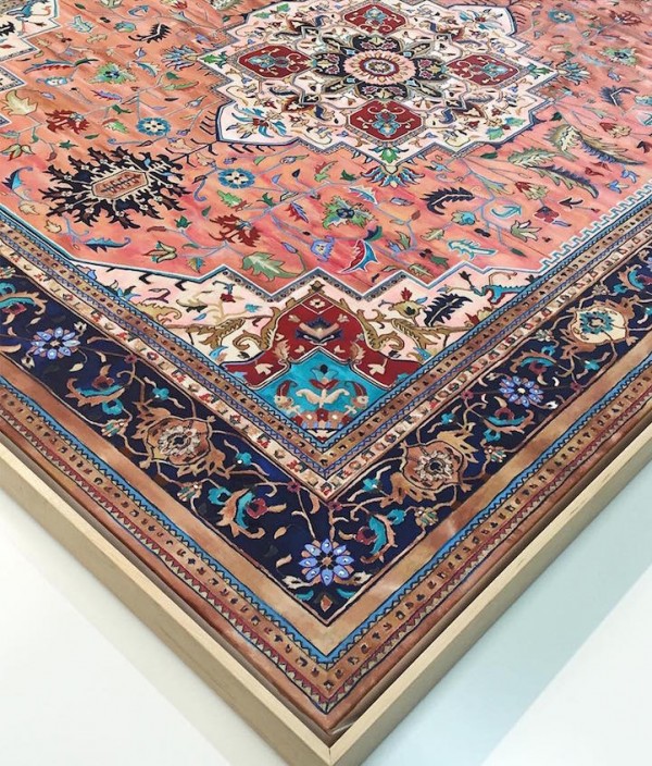 Stunning hand-painted persian carpets by Jason Seife