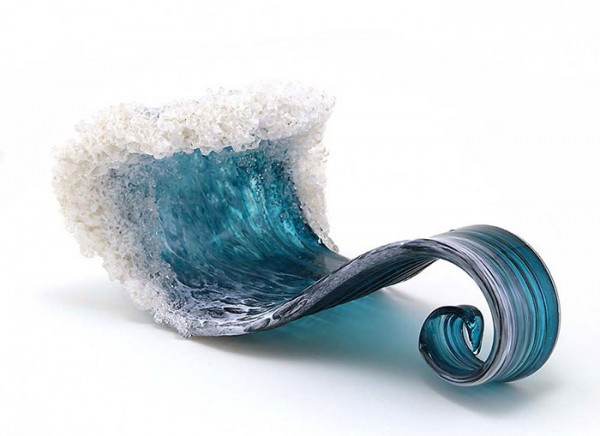 Ocean Wave, vases and sculptures by Marsha Blaker and Paul DeSomma