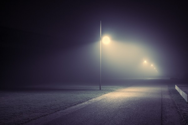 At night, photography by Andreas Levers