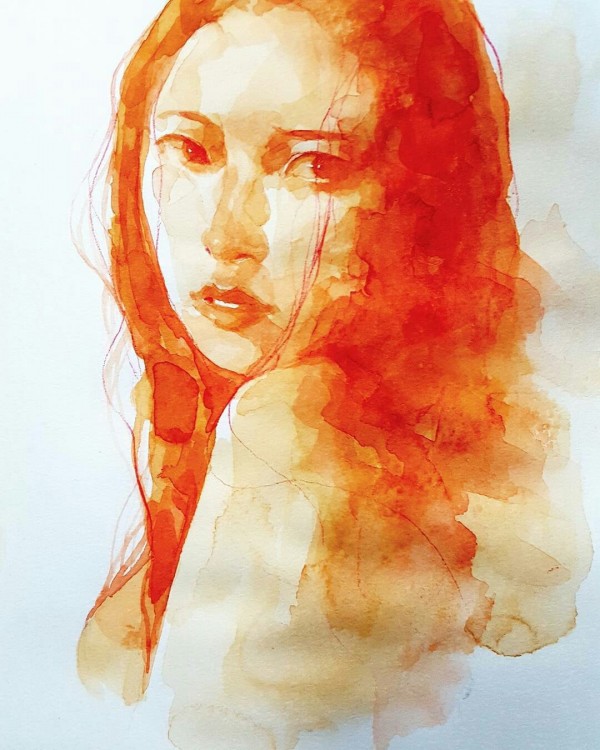 Stranger series, paintings by Byung Jun Ko