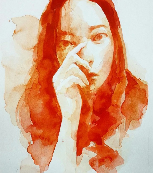 Stranger series, paintings by Byung Jun Ko