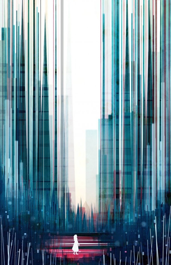 Geometric cityscapes and landscapes by Scott Uminga
