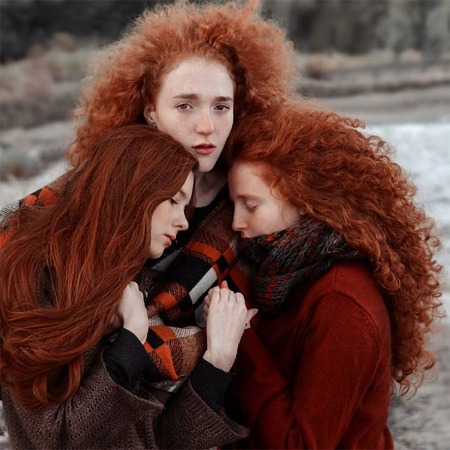 Beautiful redhead portraits By Vitaliy Zubchevskiy