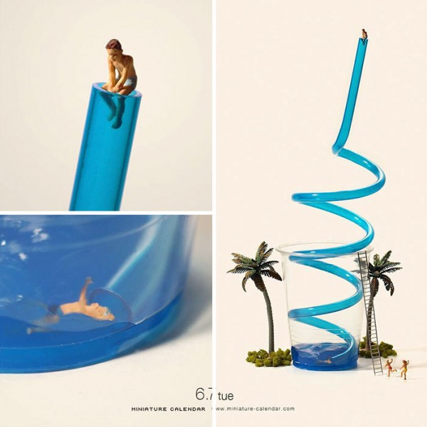 Fun miniature dioramas by Tatsuya Tanaka