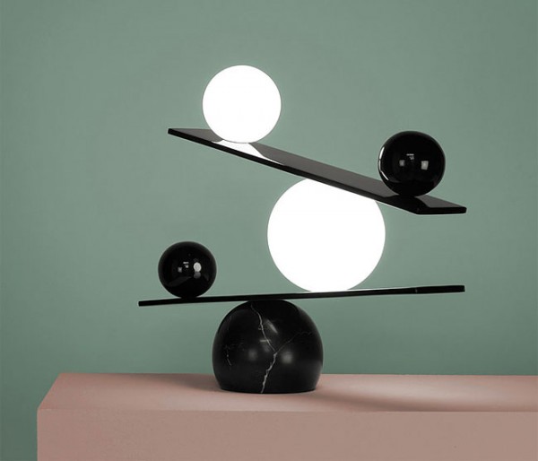 The Balance table lamp, designed by Victor Castanera