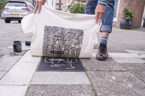 Designs printed directly from urban utility covers by Berlin-based Pirate Printers