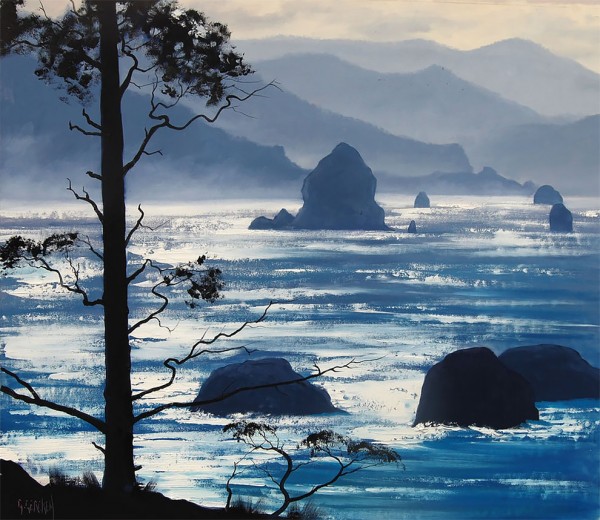 Landscape oil paintings by Graham Gercken