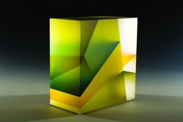 Segmented glass sculptures by Jiyong Lee