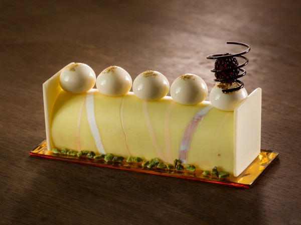 Decadent pastries formed from porcelain and glass by Shayna Leib