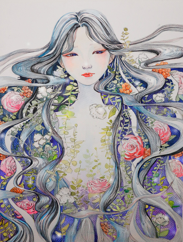 Painting by Biying Zhou