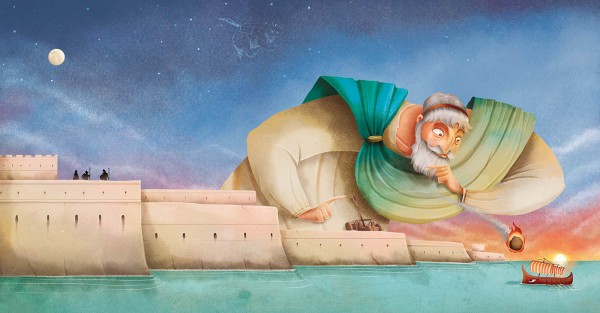 Arquímedes, illustration by Alex Herrerías
