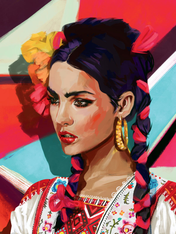 "Ethnic" digital paintings by Giulio Rossi