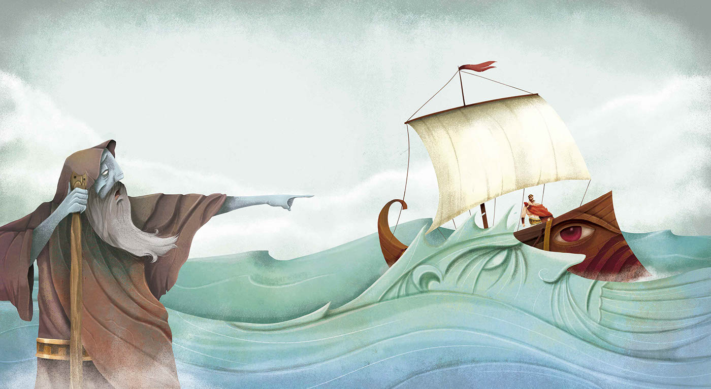 The Odyssey, illustration by Alex Herrerías - Ego - AlterEgo
