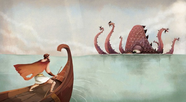 The Odyssey, illustration by Alex Herrerías