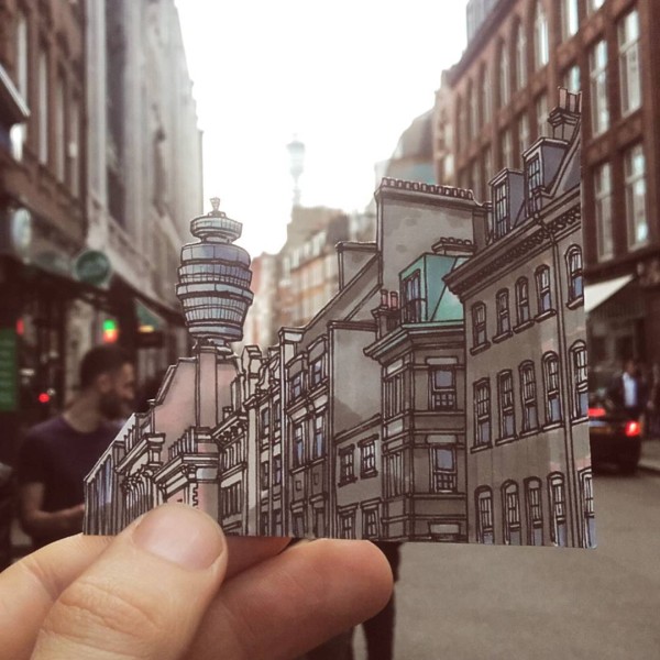 Cut-out ink and pen illustrations by Maxwell Tilse