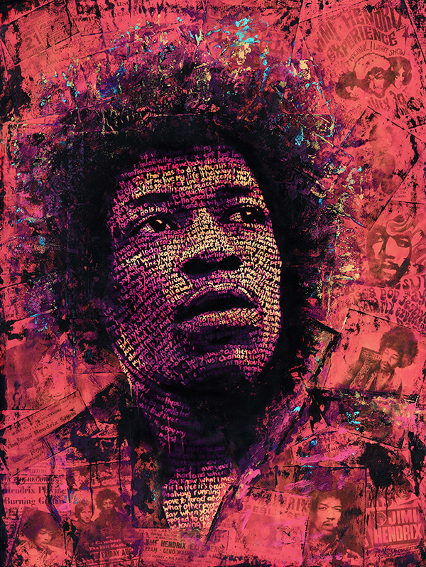 Hand painted Typography Portraits By Cris Wicks Ego AlterEgo Hand painted Typography Portraits By Cris Wicks Ego AlterEgo