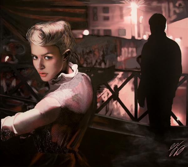 Film Noir Paintings by Gina Higgins