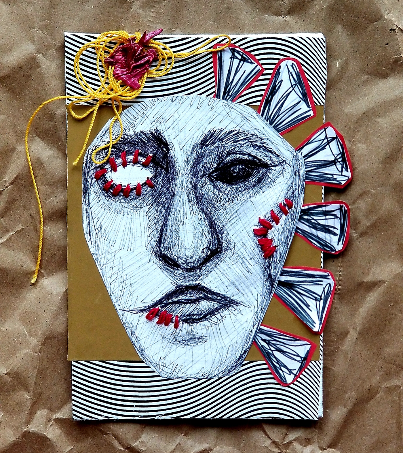 Incommodious Beauty, illustration by Alaa Elshekh - Ego - AlterEgo