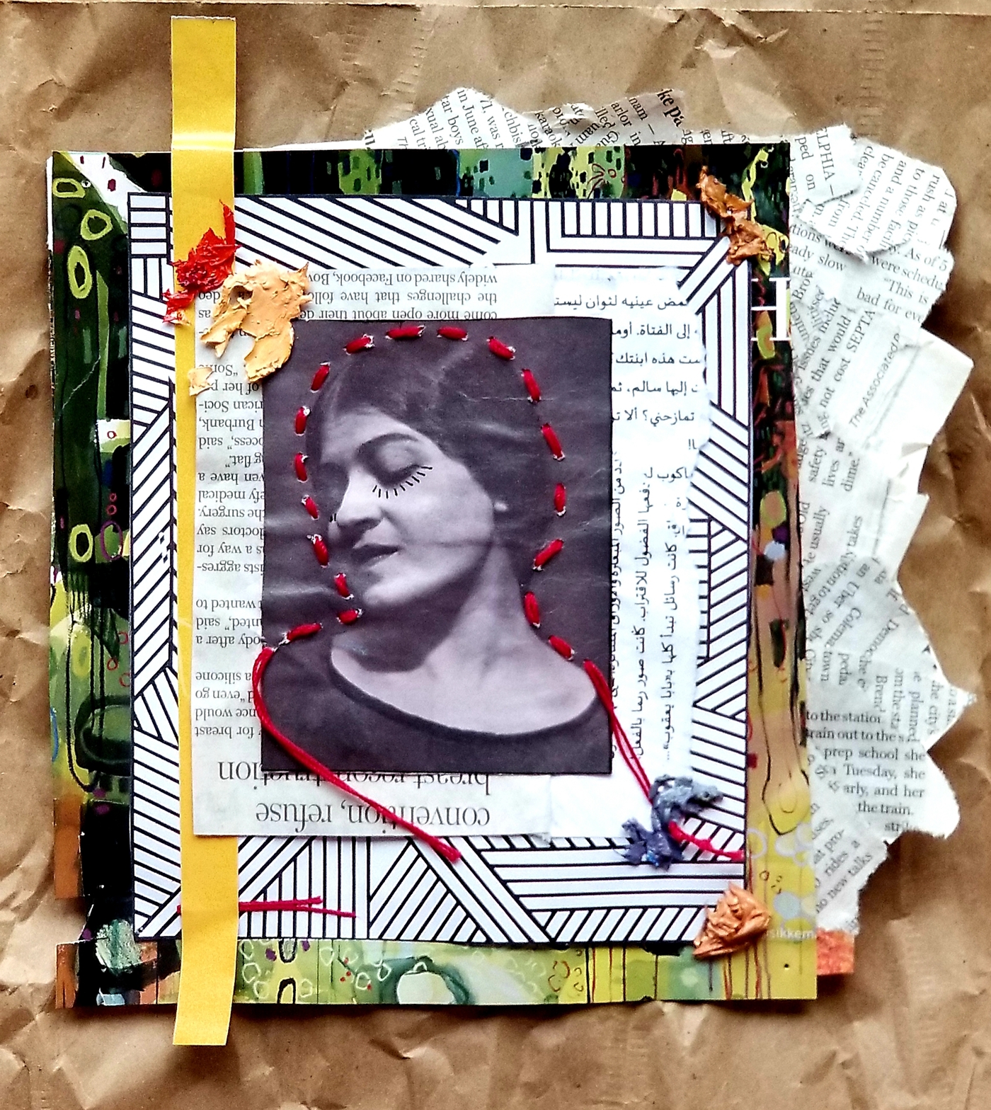 Incommodious Beauty, illustration by Alaa Elshekh - Ego - AlterEgo