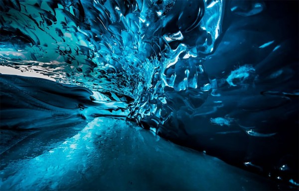 Mystical ice caves of Iceland, photography by Matěj Kříž