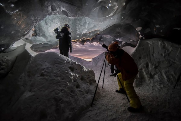 Mystical ice caves of Iceland, photography by Matěj Kříž