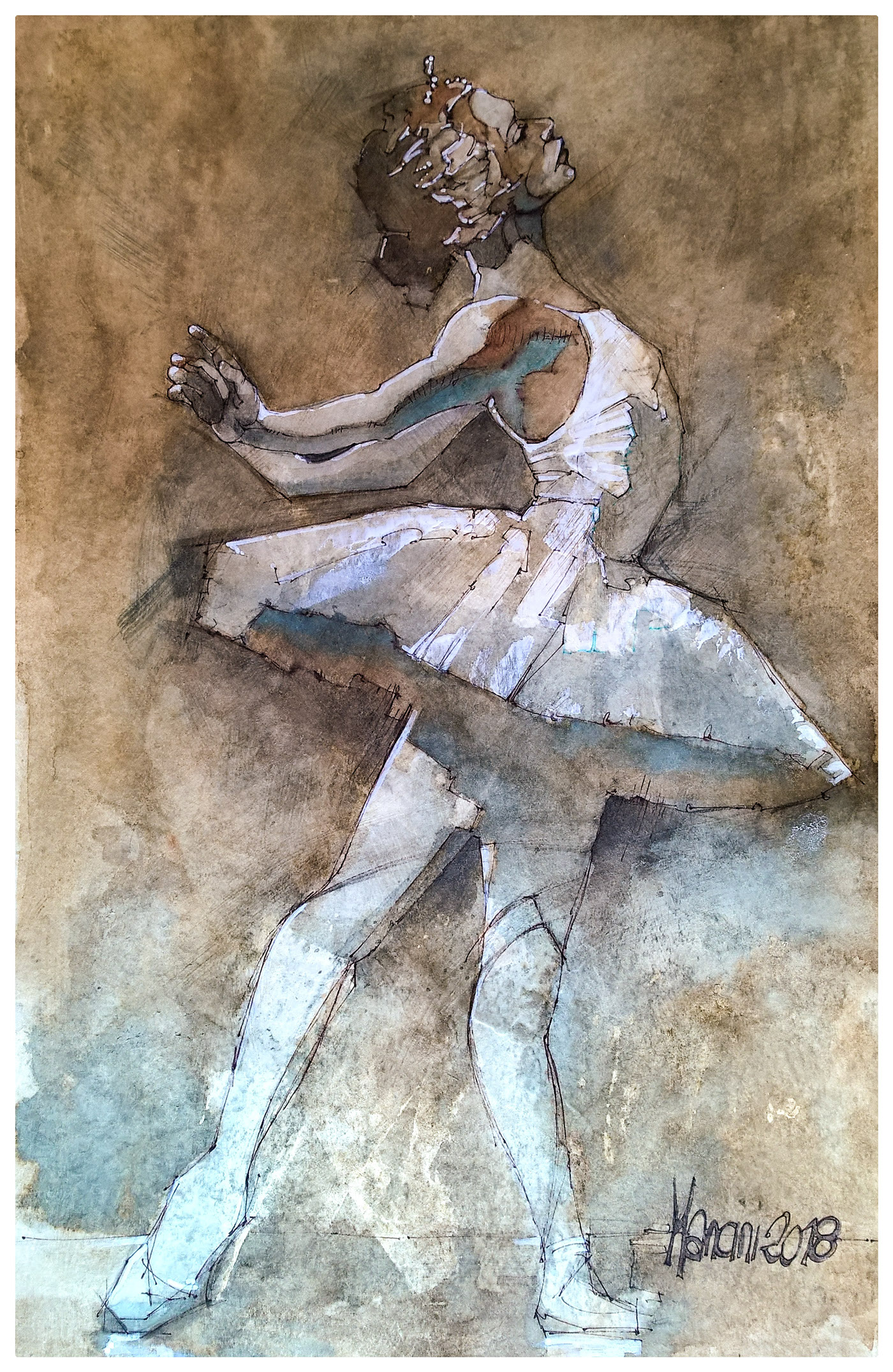 Watercolor paintings by Alberto Mancini Ego AlterEgo