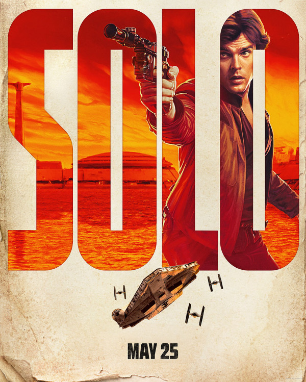 “Solo: A Star Wars Story” unveils vibrant posters