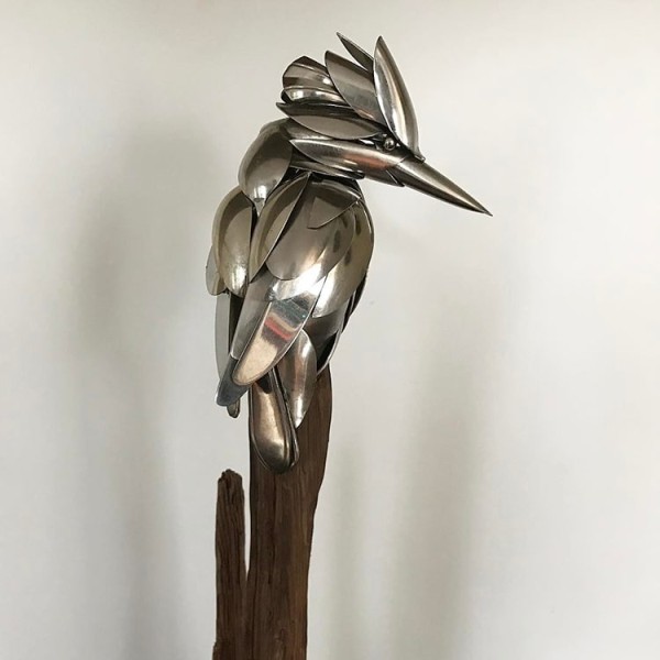 Striking silverware animal assemblages by Matt Wilson