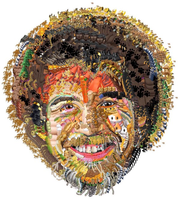 Yung Jake turns 20,000 emojis into amazing lifelike celeb portraits