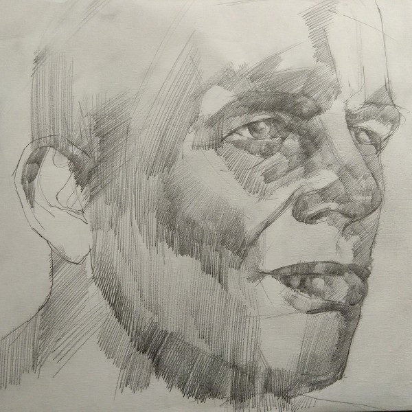Pencil portraits on paper by Savvas Kozi