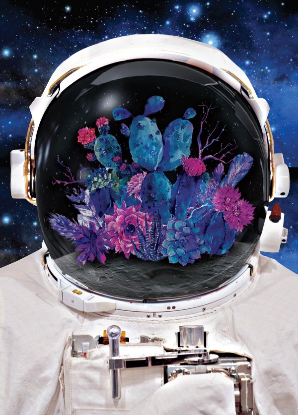 Astronaut series by Evgenia Kvasova