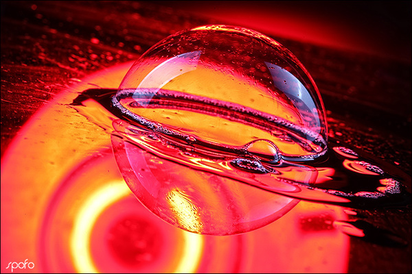 Bubbles, digital photography by Kenny Beele