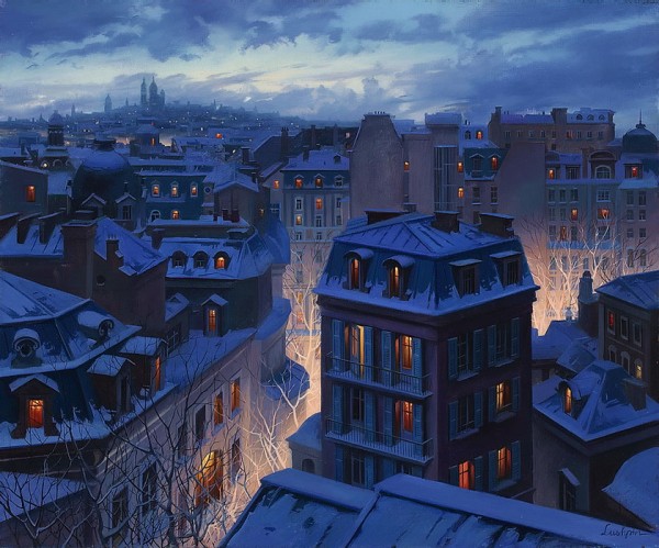 Symphony of light and harmony, paintings by Evgeny Lushpin