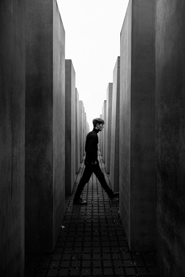Berlin holocaust memorial, photography by Anton Muhin