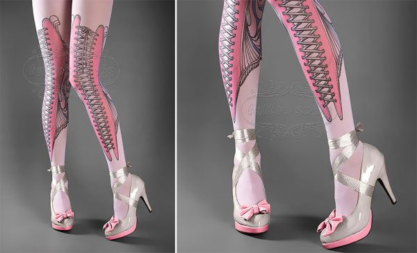 Absolutely amazing tattoo tights for impressive outfit