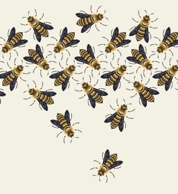 Bees, digital art by Patrick Seymour