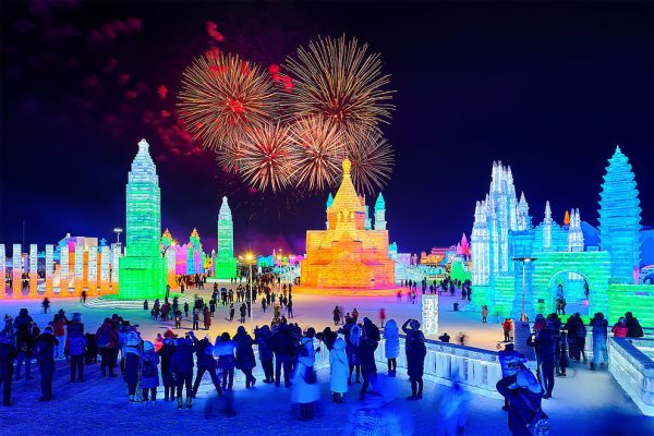 Colossal Snow And Ice Sculptures Of The 2019 Harbin International Snow Sculpture Art Expo