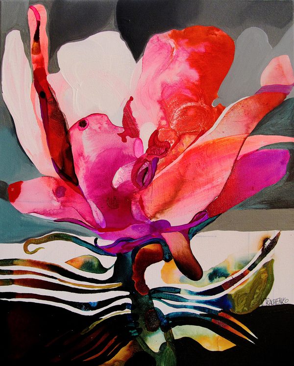 Flowers, painting by Victor Tkachenko