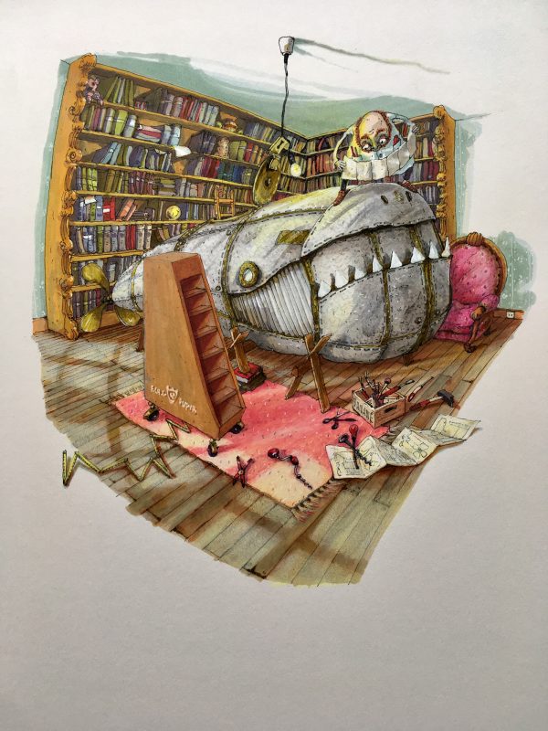 Secrets de Quartiers, illustration by Nathalie Vessié-Hodges