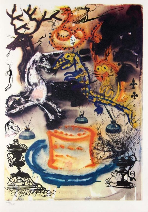Alice’s Adventures in Wonderland, illustrated by Salvador Dalí in 1969