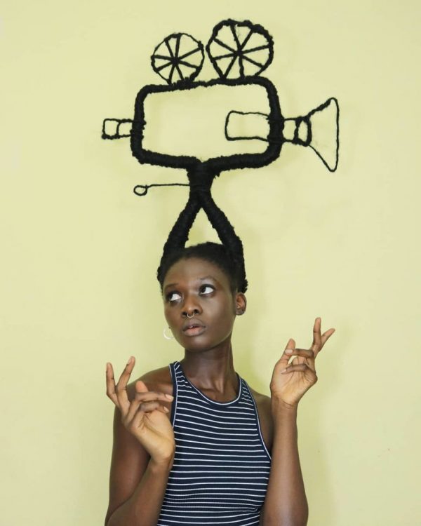Laetitia Ky turns her hair into incredible sculptures