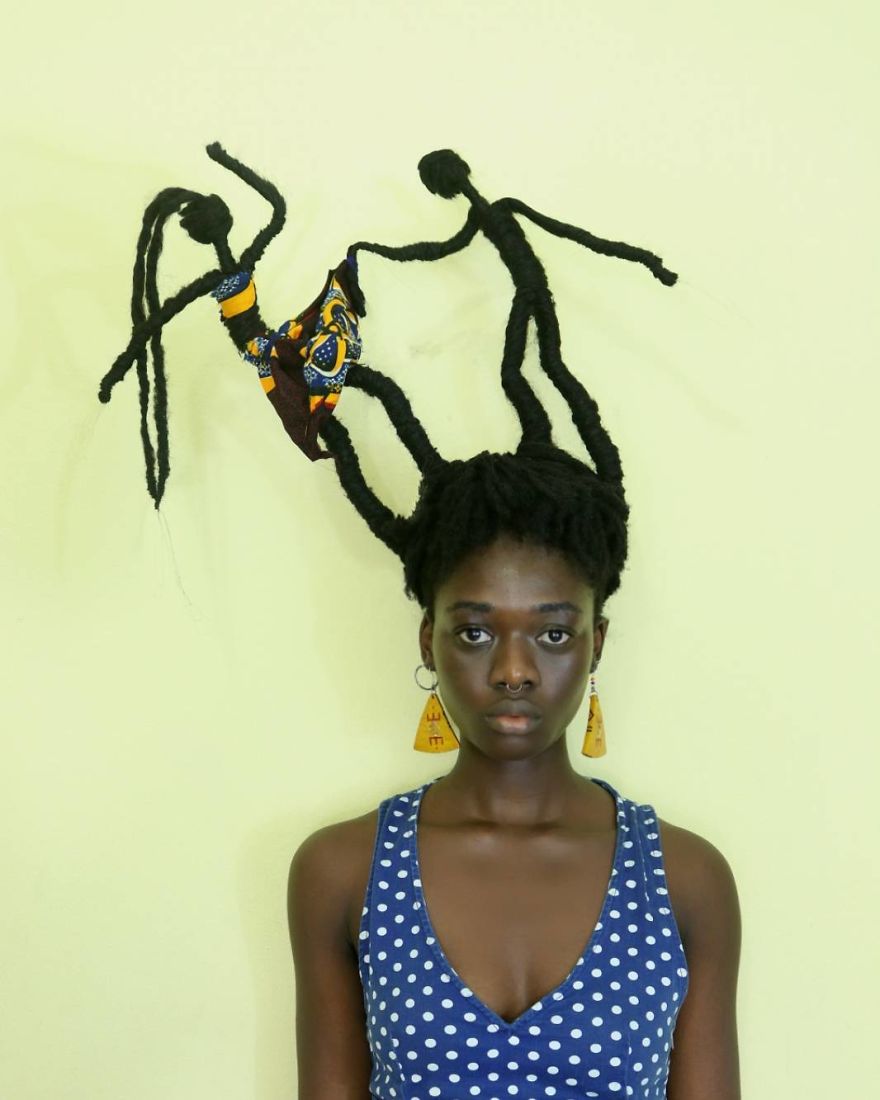 Laetitia Ky Turns Her Hair Into Incredible Sculptures17 Ego Alterego