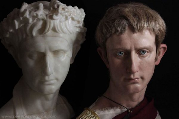 Cesares de Roma project: Hyperrealistic busts of Caesar, Augustus, and Nero