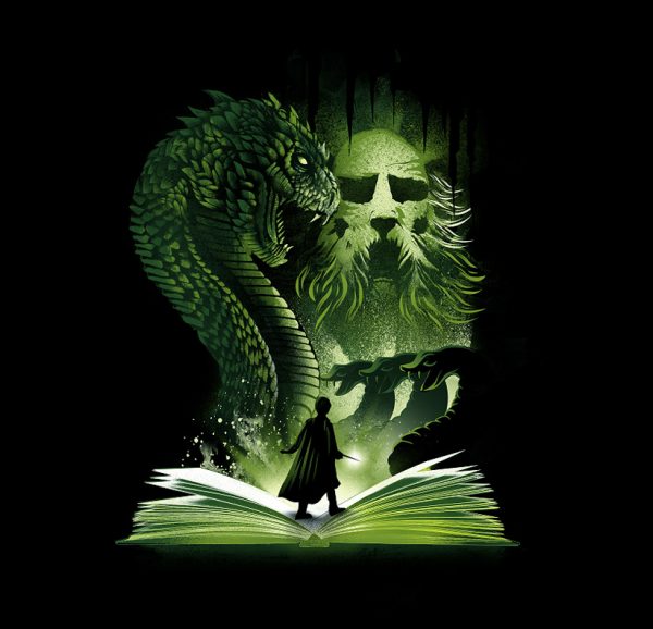 Harry Potter Book series of illustration by Dan Elijah Fajardo