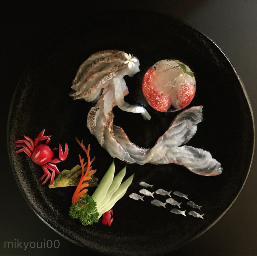 Incredible food art from raw fish and other edible ingredients - Ego ...