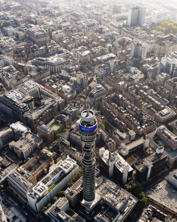 London from above, drone photography by Will Cheyney