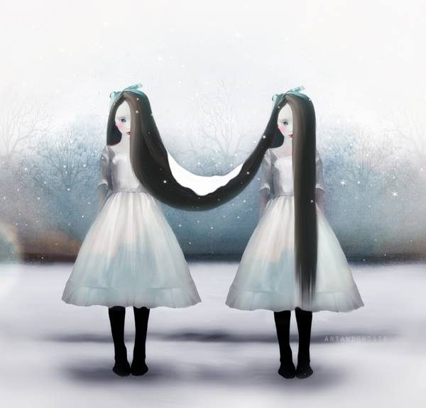 Art & Ghosts, stunning digital illustration by Louise Robinson