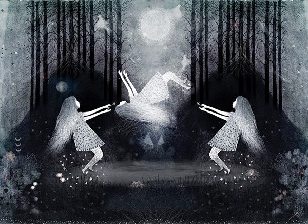 Art & Ghosts, stunning digital illustration by Louise Robinson