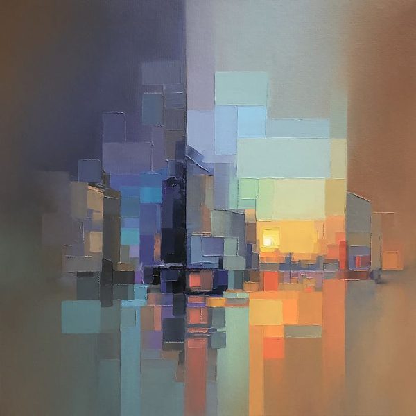 Modern landscapes in unique abstract style by Jason Anderson
