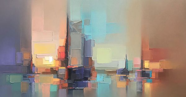 Modern landscapes in unique abstract style by Jason Anderson